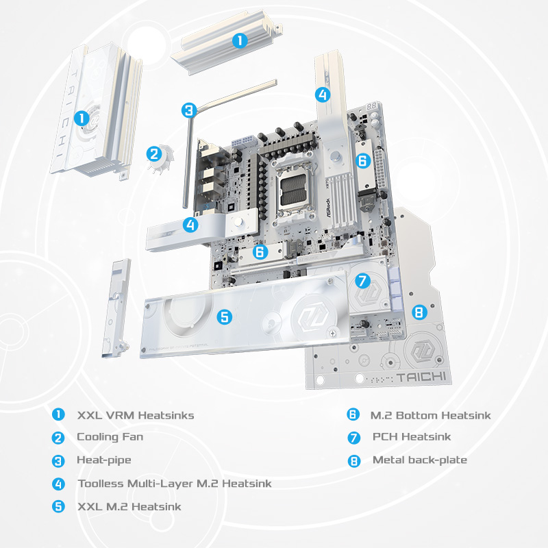 Composite VRM Heatsink
